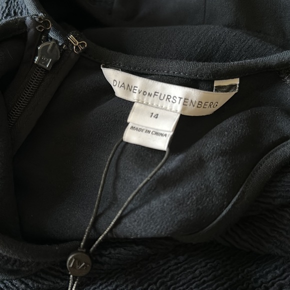 DVF Diane von Furstenberg  Teyla Midi Dress Deep Night #14 - Picture 5 of 10